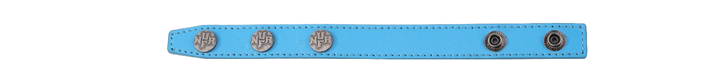 CANDID BLUE LEATHER BRACELET