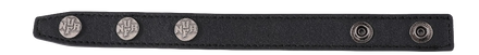 CANDID BLACK LEATHER BRACELET